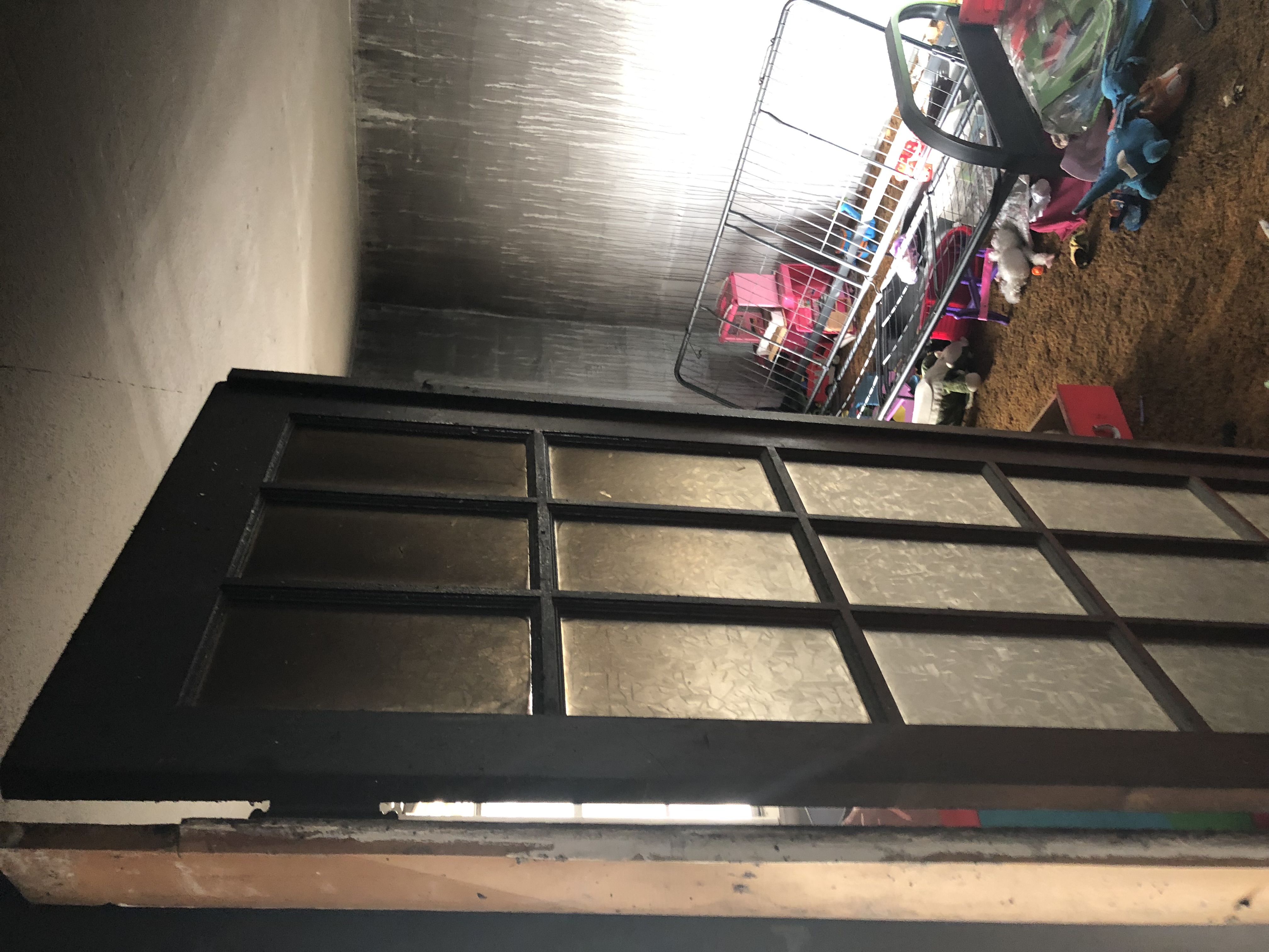 Smoke Damage from a fire. Before work begun